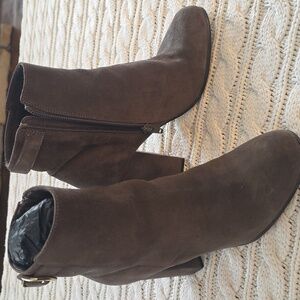 J CREW suede booties, 6.5